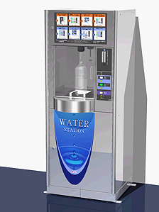 アルカリイオン還元水　WATER STATION